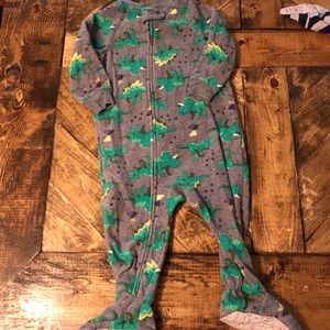 12 Month Boys Footed Pajamas